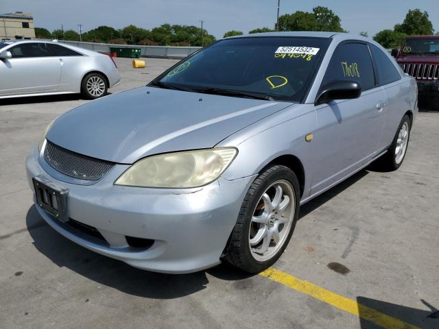 Photo 2 from auction – 2004 HONDA CIVIC LX with VIN 1HGEM22594L044048