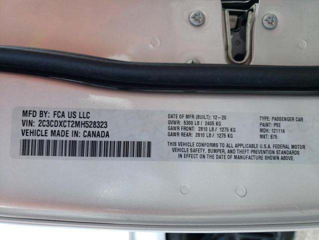 Photo 10 from auction – 2021 DODGE CHARGER R/ with VIN 2C3CDXCT2MH528323