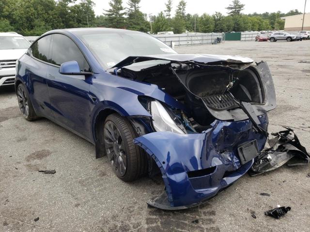 TESLA MODEL Y 2021 with VIN 5YJYGDEF3MF299848 - Photo from auction