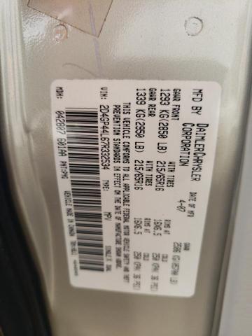 Photo 10 from auction – 2007 DODGE GRAND CARA with VIN 2D4GP44L67R332534