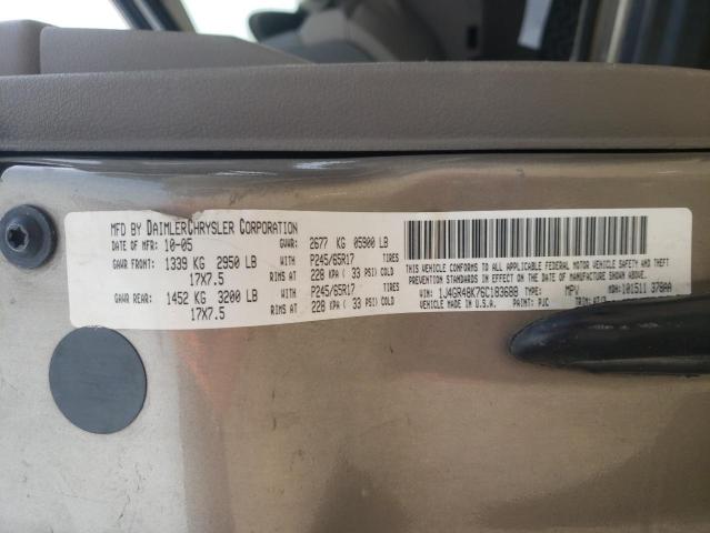 Photo 10 from auction – 2006 JEEP GRAND CHER with VIN 1J4GR48K76C183688
