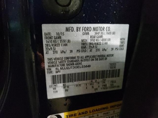 Photo 10 from auction – 2016 LINCOLN NAVIGATOR with VIN 5LMJJ2JT3GEL03849