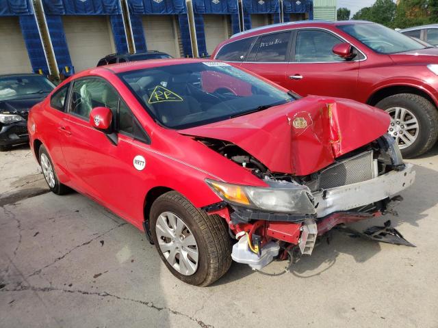 HONDA CIVIC LX 2012 with VIN 2HGFG3B53CH562203 - Photo from auction