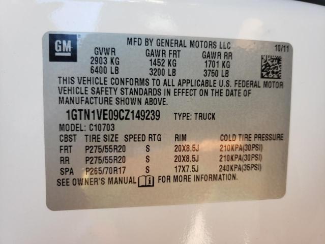 Photo 10 from auction – 2012 GMC SIERRA C15 with VIN 1GTN1VE09CZ149239