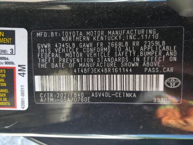 Foto 10 de la subasta – 2011 TOYOTA CAMRY BASE con VIN 4T4BF3EK4BR161144