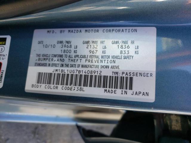 Photo 10 from auction – 2011 MAZDA 3 I with VIN JM1BL1UG7B1408912