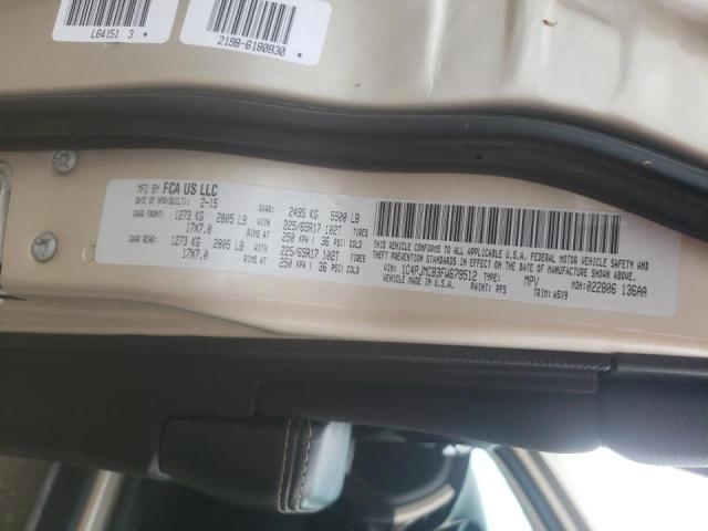 Photo 10 from auction – 2015 JEEP CHEROKEE L with VIN 1C4PJMCB3FW679512