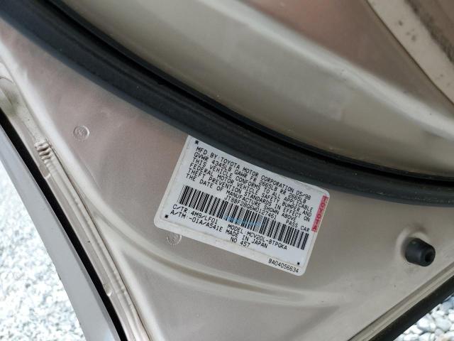 Photo 10 from auction – 1998 LEXUS ES 300 with VIN JT8BF28G6W0127461