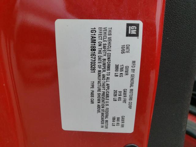 Photo 10 from auction – 2006 CHEVROLET COBALT with VIN 1G1AM18B167703281