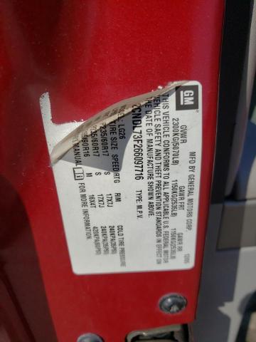 Photo 10 from auction – 2006 CHEVROLET EQUINOX LT with VIN 2CNDL73F266097716