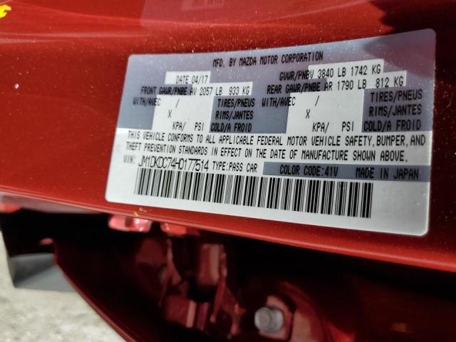 Photo 10 from auction – 2017 MAZDA CX-3 TOURI with VIN JM1DKDC74H0177514