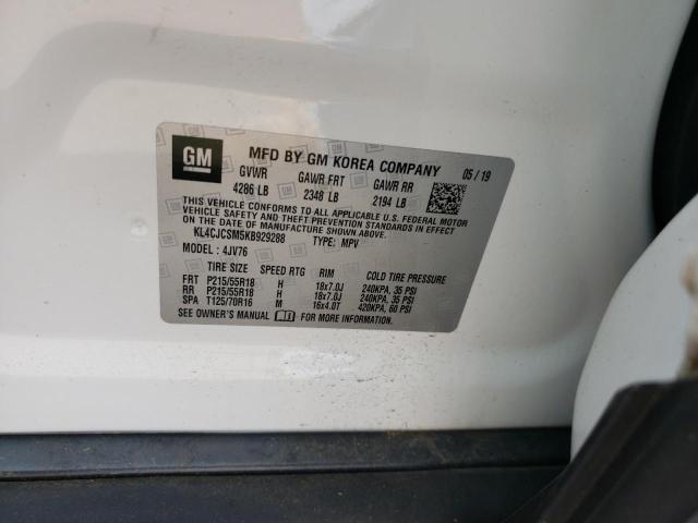 Photo 10 from auction – 2019 BUICK ENCORE ESS with VIN KL4CJCSM5KB929288