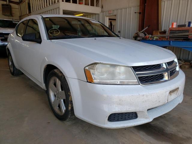 DODGE AVENGER SE 2013 with VIN 1C3CDZAB2DN563201 - Photo from auction