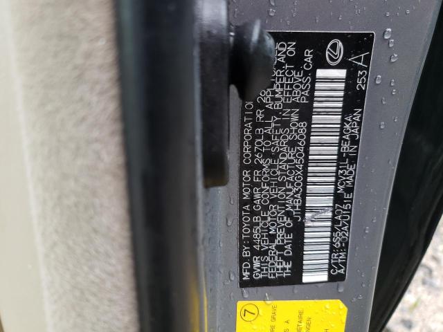 Photo 10 from auction – 2004 LEXUS ES 330 with VIN JTHBA30GX45046088