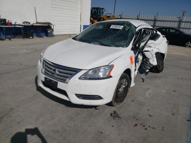 Photo 2 from auction – 2015 NISSAN SENTRA S with VIN 3N1AB7AP5FY278302