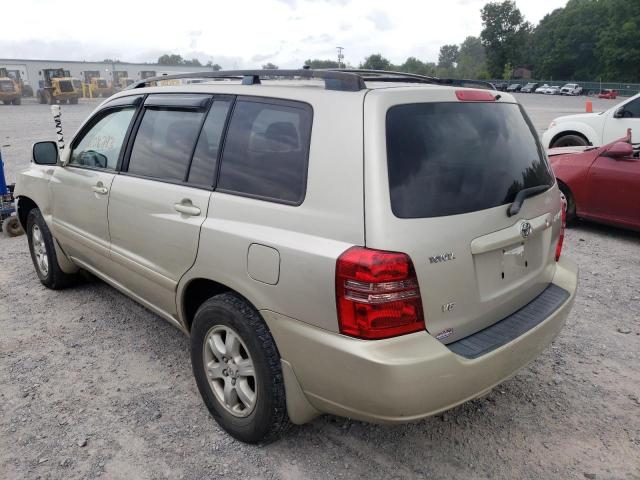 Photo 3 from auction – 2003 TOYOTA HIGHLANDER with VIN JTEGF21A430085165