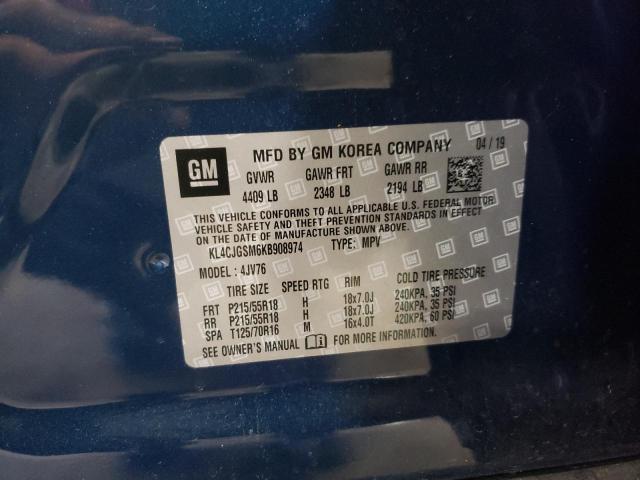Photo 10 from auction – 2019 BUICK ENCORE ESS with VIN KL4CJGSM6KB908974