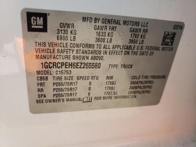 Photo 10 from auction – 2014 CHEVROLET SILVERADO with VIN 1GCRCPEH6EZ265580