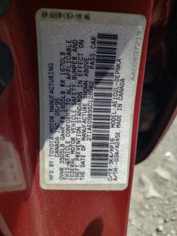 Photo 10 from auction – 1995 TOYOTA COROLLA LE with VIN 2T1AE09B9SC128062