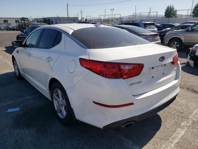 Photo 3 from auction – 2015 KIA OPTIMA LX with VIN KNAGM4A77F5662835