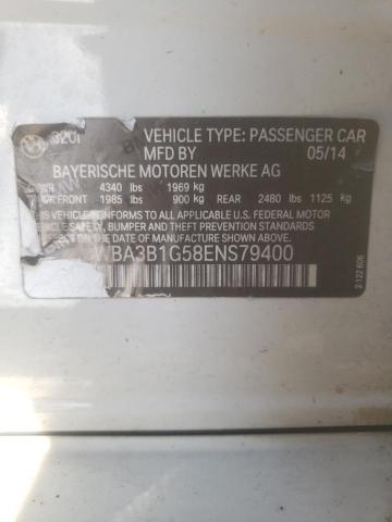 Photo 10 from auction – 2014 BMW 320 I with VIN WBA3B1G58ENS79400