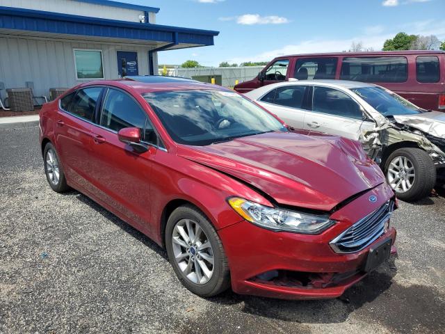 FORD FUSION SE 2017 with VIN 3FA6P0HDXHR129670 - Photo from auction