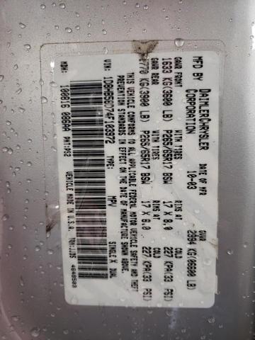 Photo 10 from auction – 2004 DODGE DURANGO LI with VIN 1D8HB58D74F103972