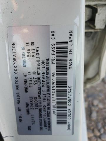Photo 10 from auction – 2012 MAZDA 3 I with VIN JM1BL1UF5C1590196