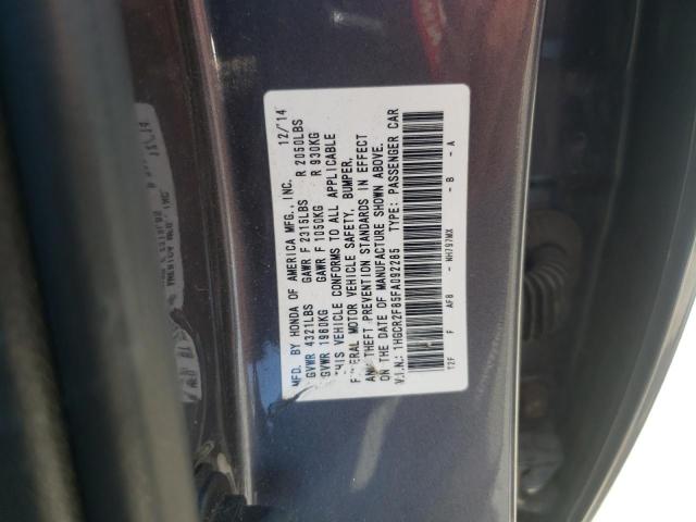 Photo 10 from auction – 2015 HONDA ACCORD EXL with VIN 1HGCR2F85FA092285
