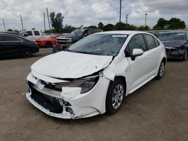Photo 2 from auction – 2022 TOYOTA COROLLA LE with VIN JTDEPMAE1N3006155