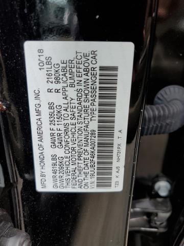 Photo 10 from auction – 2019 ACURA TLX TECHNO with VIN 19UUB2F46KA007289