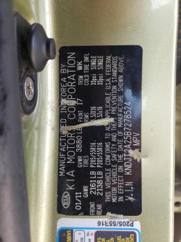 Photo 10 from auction – 2011 KIA SOUL with VIN KNDJT2A25B7278524