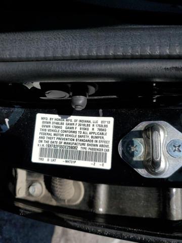 Photo 10 from auction – 2013 HONDA CIVIC LX with VIN 19XFB2F55DE259082