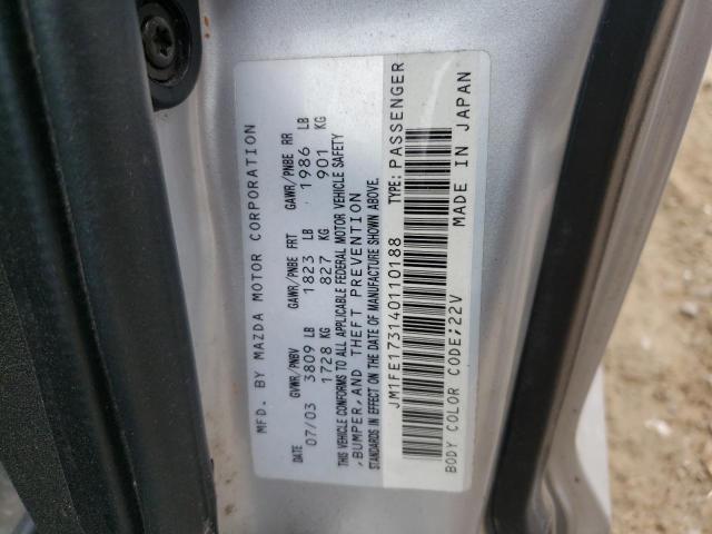 Photo 10 from auction – 2004 MAZDA RX8 with VIN JM1FE173140110188