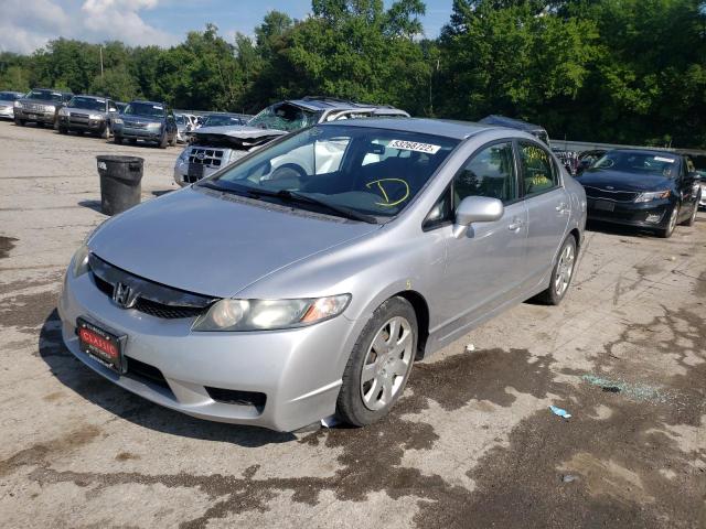 Photo 2 from auction – 2011 HONDA CIVIC LX with VIN 19XFA1F52BE040168