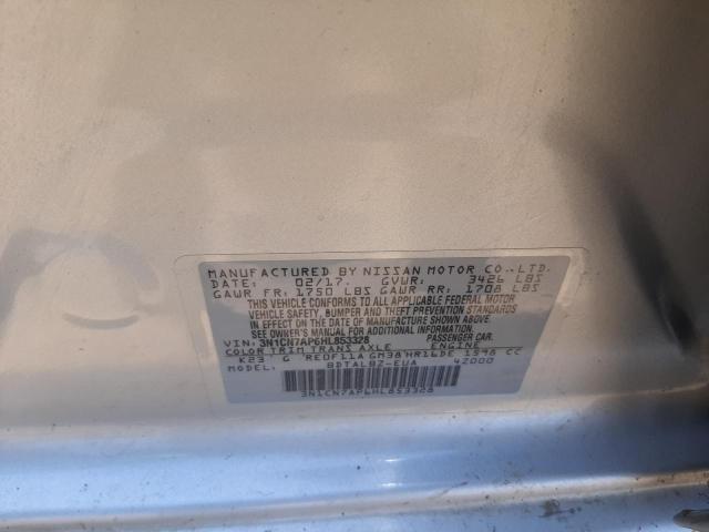 Photo 10 from auction – 2017 NISSAN VERSA S with VIN 3N1CN7AP6HL853328