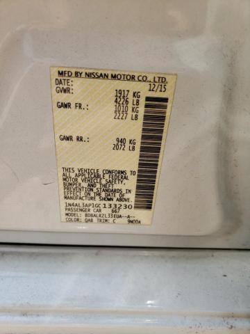 Photo 10 from auction – 2016 NISSAN ALTIMA 2.5 with VIN 1N4AL3AP1GC133230