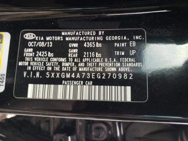 Photo 10 from auction – 2014 KIA OPTIMA LX with VIN 5XXGM4A73EG270982