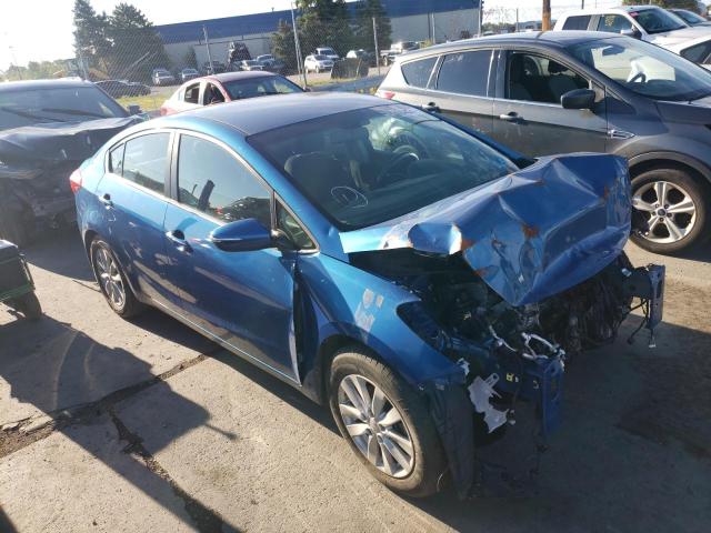 KIA FORTE EX 2014 مع رقم تعريف المركبة KNAFX4A89E5049464 - صورة من المزاد