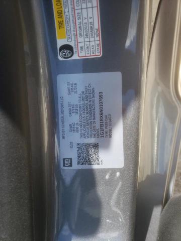 Photo 10 from auction – 2022 CHEVROLET CAMARO LS with VIN 1G1FB1RX6N0107693
