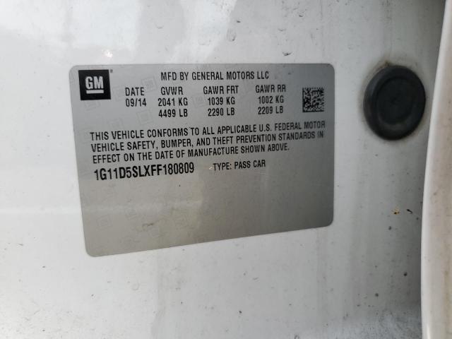 Photo 10 from auction – 2015 CHEVROLET MALIBU 2LT with VIN 1G11D5SLXFF180809