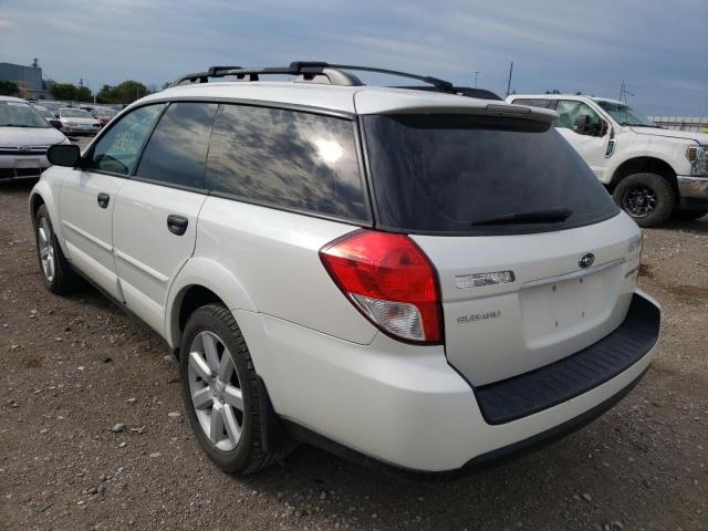 Photo 3 from auction – 2009 SUBARU OUTBACK 2. with VIN 4S4BP61C297335437