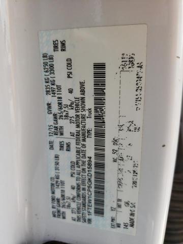 Photo 10 from auction – 2016 FORD F150 SUPER with VIN 1FTEW1CP5GKD15894