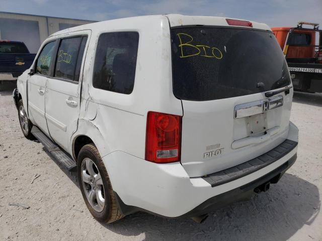 Photo 3 from auction – 2013 HONDA PILOT EXL with VIN 5FNYF3H53DB044312