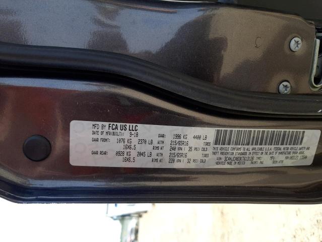 Photo 10 from auction – 2019 JEEP COMPASS SP with VIN 3C4NJCAB3KT613126