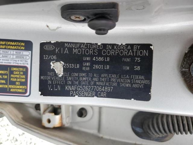 Photo 10 from auction – 2007 KIA RONDO LX with VIN KNAFG526277064897