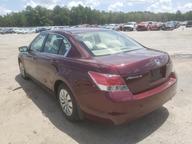 Photo 3 from auction – 2010 HONDA ACCORD LX with VIN 1HGCP2F36AA019977