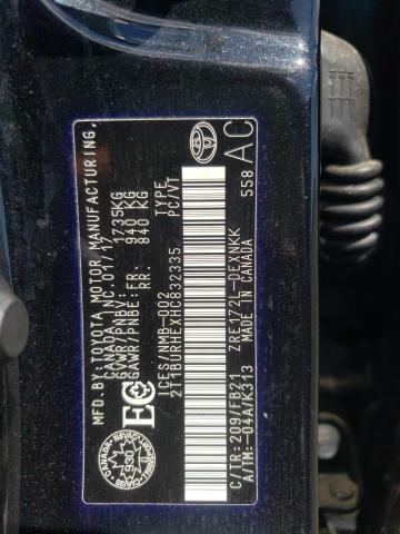 Photo 10 from auction – 2017 TOYOTA COROLLA L with VIN 2T1BURHEXHC832335