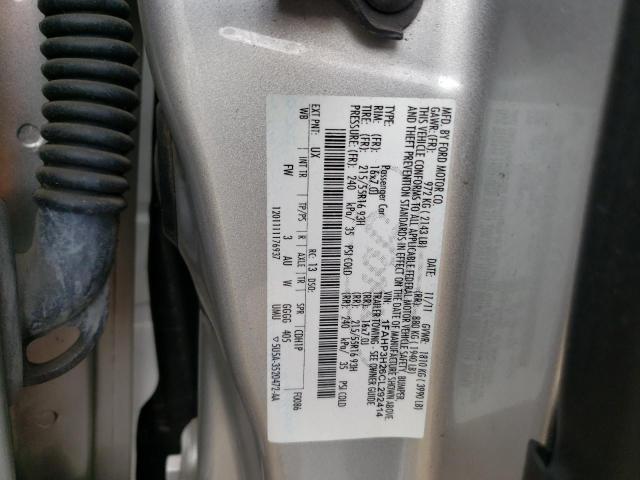 Photo 10 from auction – 2012 FORD FOCUS SEL with VIN 1FAHP3H26CL292414