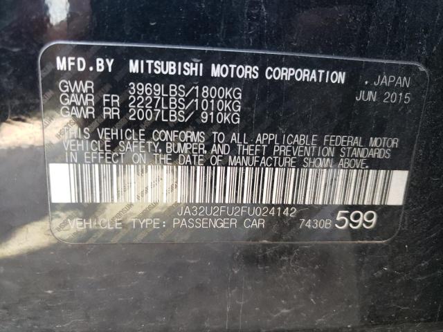 Photo 10 from auction – 2015 MITSUBISHI LANCER ES with VIN JA32U2FU2FU024142